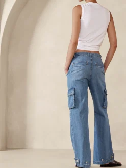High-Rise Cargo Jean