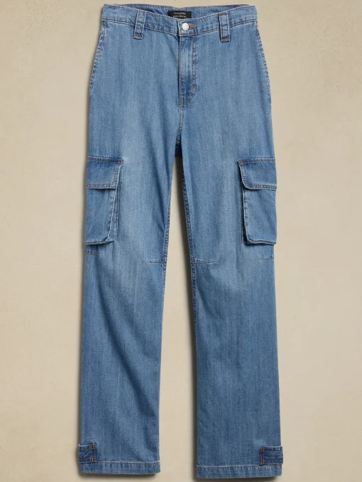 High-Rise Cargo Jean