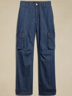 High-Rise Cargo Jean