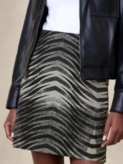 Jacquard Mini Skirt