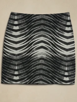 Jacquard Mini Skirt