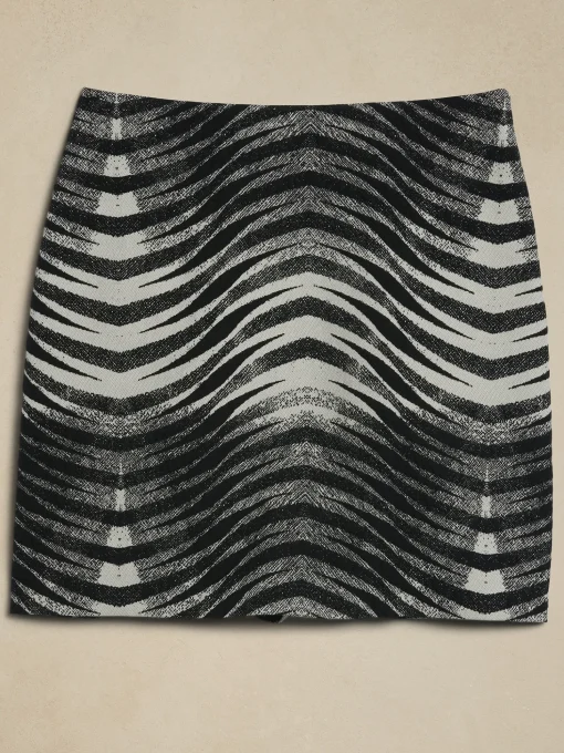 Jacquard Mini Skirt