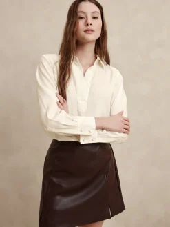 Johnny-Collar Shirt