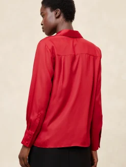 Johnny-Collar Shirt