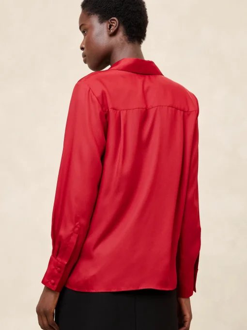 Johnny-Collar Shirt