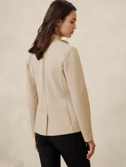 Knit Pique Blazer