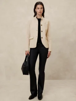 Knit Pique Blazer