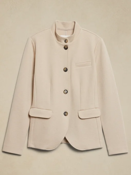 Knit Pique Blazer