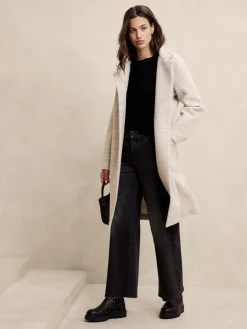 Knit Twill Coat