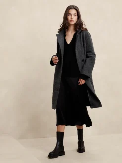 Knit Twill Coat