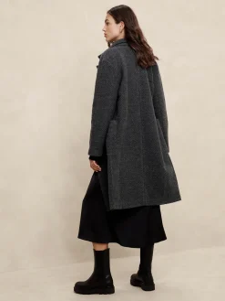 Knit Twill Coat