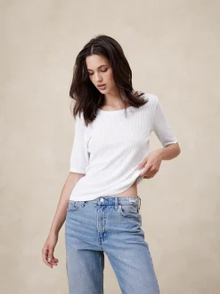 Ladder Ribbed Top
