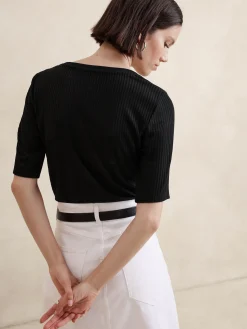 Ladder Ribbed Top