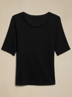 Ladder Ribbed Top