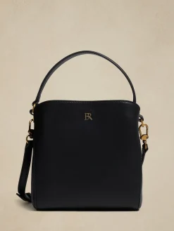 Leather Mini Bucket Bag