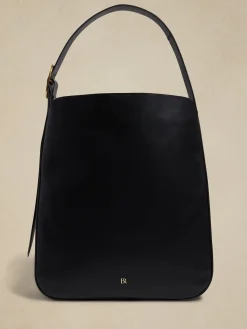 Leather Oversize Tote