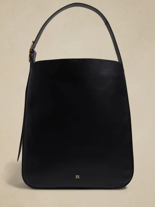 Leather Oversize Tote