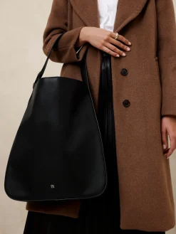 Leather Oversize Tote