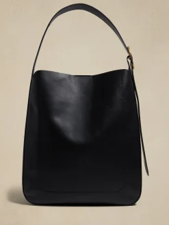 Leather Oversize Tote