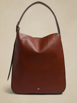 Leather Oversize Tote