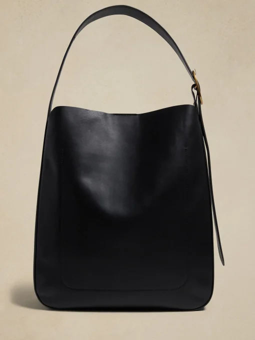 Leather Oversize Tote
