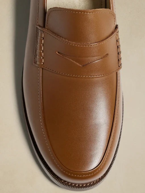 Leather Penny Loafer