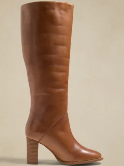 Leather Tall Shaft Boot
