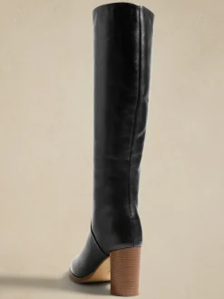 Leather Tall Shaft Boot