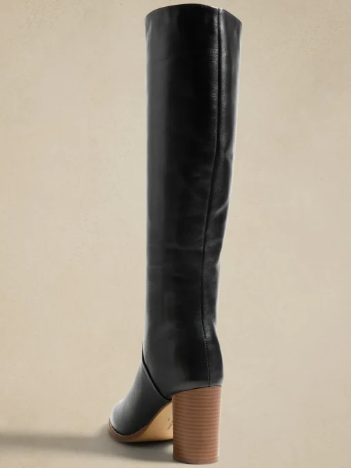 Leather Tall Shaft Boot