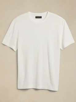 Linen-Blend T-Shirt