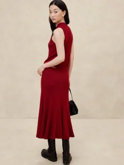 Lurex Midi Sweater Skirt