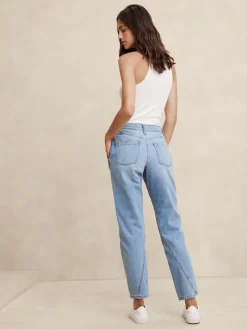 Luxe High-Rise Barrel Jean