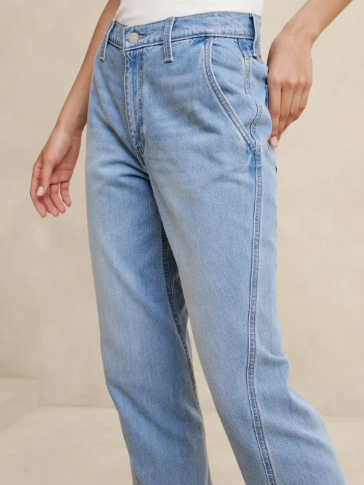 Luxe High-Rise Barrel Jean