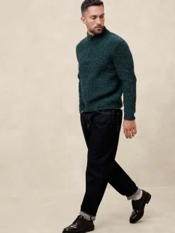 Marled Half-Zip Sweater