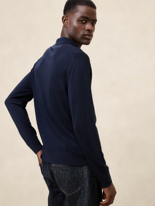 Merino Polo Sweater