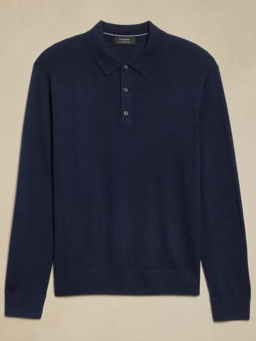 Merino Polo Sweater