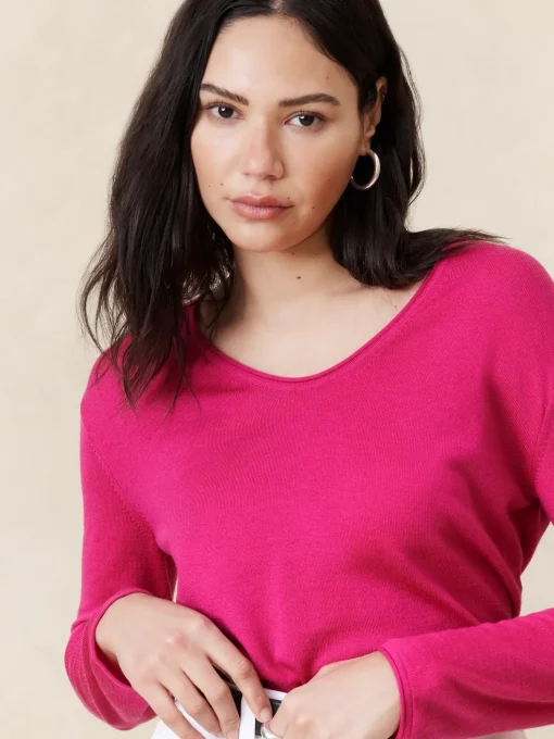 Merino Wool Cropped Sweater