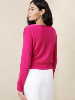 Merino Wool Cropped Sweater