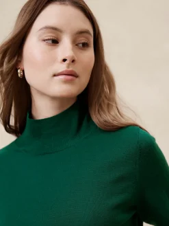 Merino Wool Turtleneck Sweater