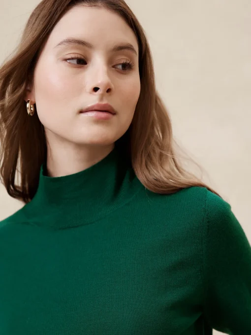 Merino Wool Turtleneck Sweater