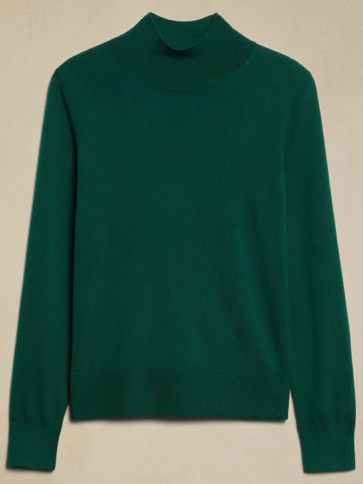 Merino Wool Turtleneck Sweater
