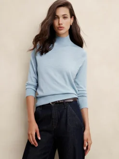 Merino Wool Turtleneck Sweater