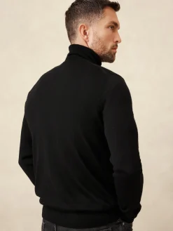 Merino Wool Turtleneck Sweater