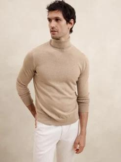 Merino Wool Turtleneck Sweater