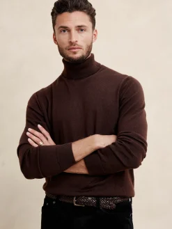 Merino Wool Turtleneck Sweater