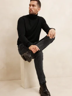 Merino Wool Turtleneck Sweater