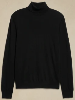 Merino Wool Turtleneck Sweater