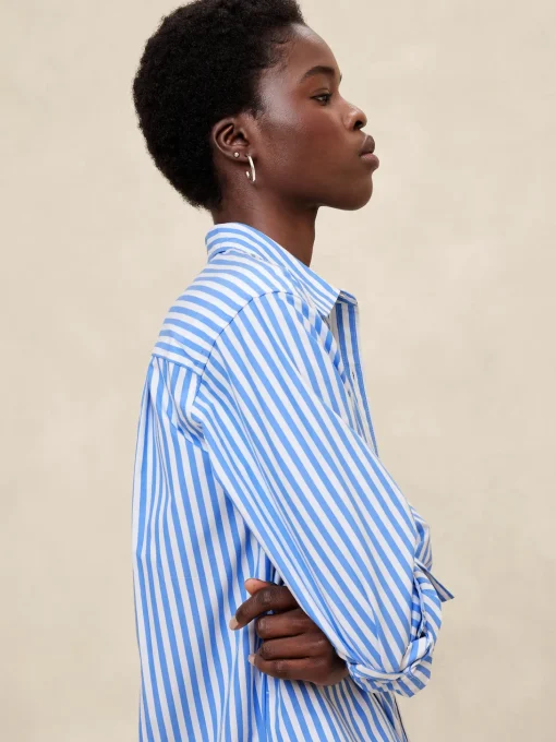 Midi Poplin Shirtdress