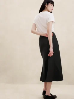 Midi Slip Skirt