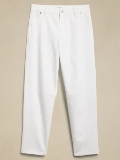 Mid-Rise Barrel Jean